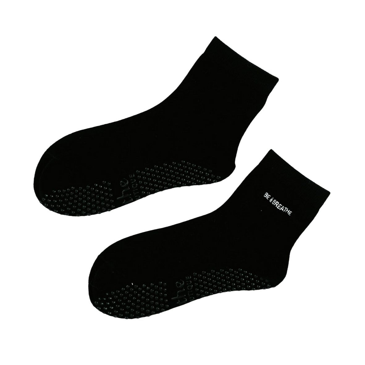 Be & Breathe quarter length grip socks