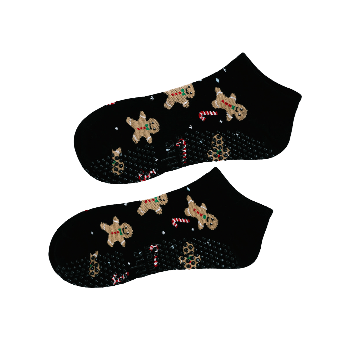 LIMITED EDITION Gingerbread Man low cut grip socks